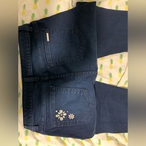 MICHAEL KORS Y2K JEANS BEDAZZLED SIZE 8